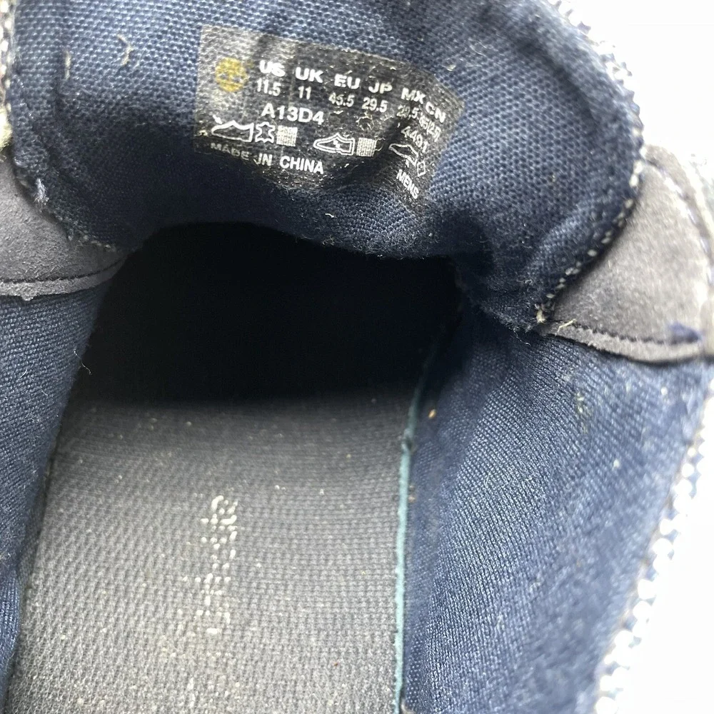Timberland Earth Keepers Men's Size 11.5 Chukka Boots Blue Suede Leather  Ankle